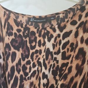 New York & Company Animal Print Top